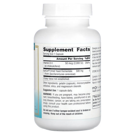 Source Naturals Wellness Epicor with Vitamin D-3 120 Caps