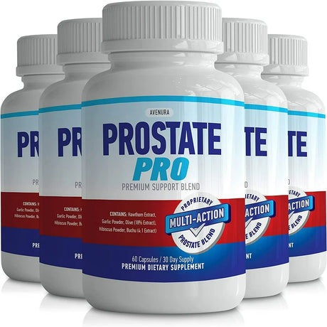 5 Pack Prostate Pro Supplement for Men 300 Capsules