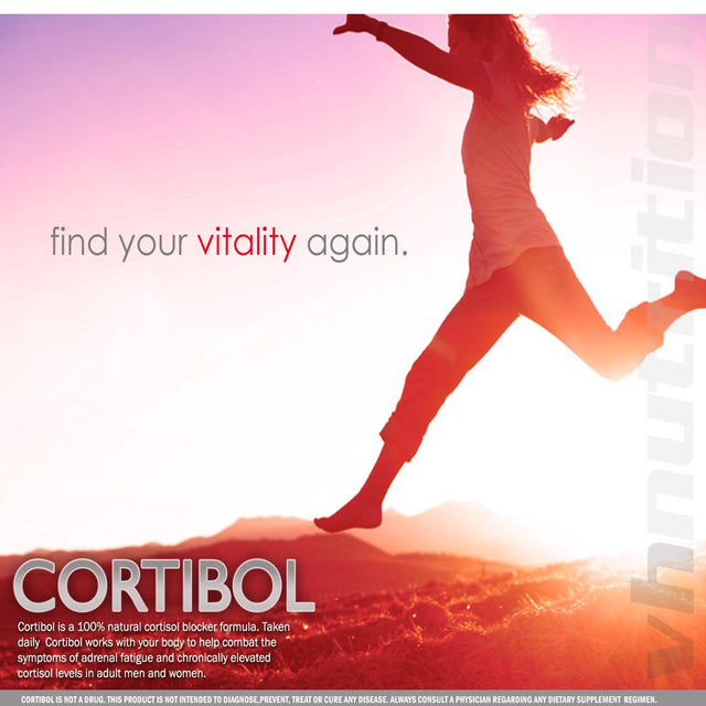 Cortibol Cortisol Manager & Blocker 1500Mg - Adrenal Support Supplement, Ashwagandha, Cordyceps, Rhodiola Rosea, Eurycoma Longifolia Extract - 60 Capsules