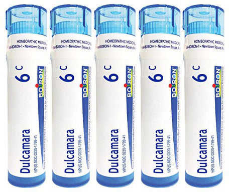 Boiron Dulcamara 6C, Homeopathic Medicine for Joint Pain (Pack of 5)