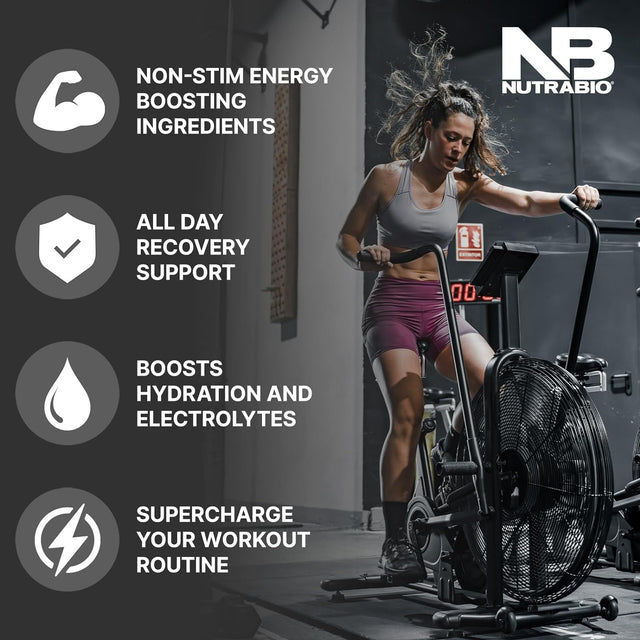 Nutrabio Alpha EAA Hydration and Recovery Supplement - Full Spectrum EAA BCAA Matrix with Electrolytes, Nootropics, Coconut Water - Recovery, Energy, Focus, and Hydration Supplement - New York Punch