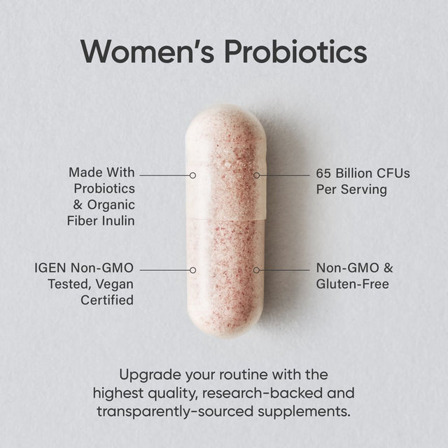 Sports Research Women'S Probiotics 65 Billion CFU, 30 Count