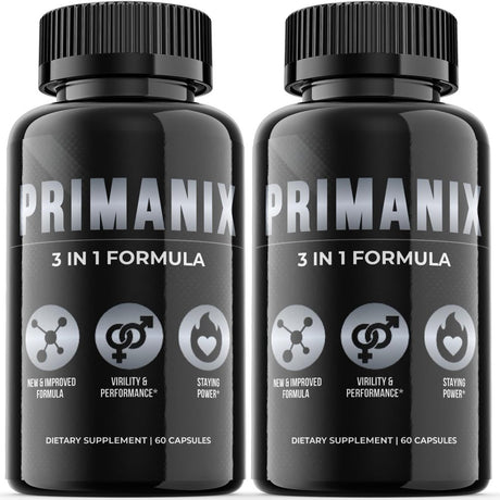 (2 Pack) Primanix - Dietary Supplement - 120 Capsules