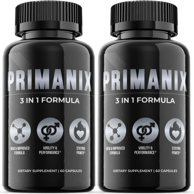 (2 Pack) Primanix - Dietary Supplement - 120 Capsules