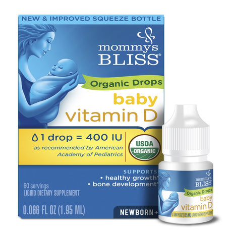 Mommy'S Bliss Organic Baby Vitamin D Drops, 1.95 Ml