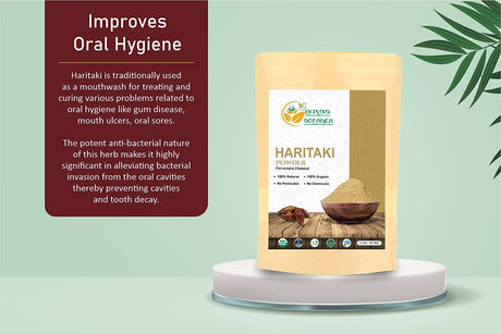 Haritaki Powder Organic Harad Terminalia Chebula Harataki Pure Wellness Naturally Vegan Non GMO 5.3 Oz / 150 GMS