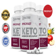 (3 Pack) Profast Keto ACV Pills 1275Mg Alternative to Gummies Dietary Supplement 180 Capsules