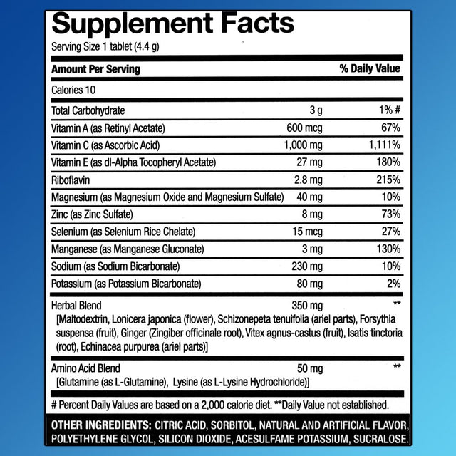 Equate Immune Support Dietary Supplement, Orange, 10 Count