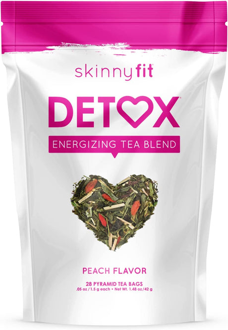 Skinnyfit Detox Tea: All-Natural, Laxative-Free, Supports a Healthy Weight, Helps Reduce Bloating, Natural Energy, Supports Immune System, Vegan, 28 Servings