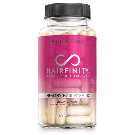 Hairfinity Hair Vitamins - Scientifically Formulated with Biotin, Amino Acids, and a Vitamin Supplement That Helps Support Hair Growth - Vegan - 60 Veggie Capsules (1 Month Supply)