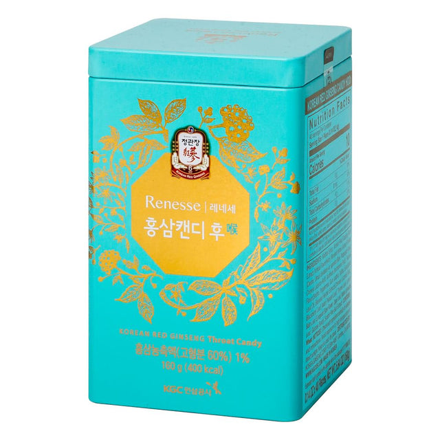 Cheongkwanjang Renesse Korean Red Ginseng Sore Throat Candy - 40Ct 160G