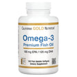 Omega-3 Premium Fish Oil by California Gold Nutrition, Concentrated Formula with EPA & DHA, Support for Optimal Lipid Profile & Immune System, Gluten Free, Non-Gmo, 100 Fish Gelatin Softgels