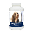 Healthy Breeds 840235185338 Petits Bassets Griffons Vendeen Omega-3 Fish Oil Softgels, 180 Count