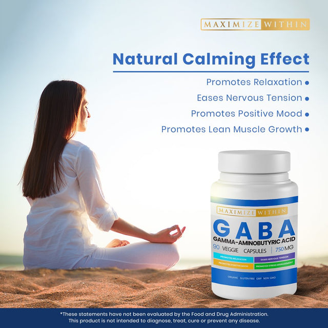 Maximize within GABA (Gamma-Aminobutyric Acid) 750Mg 60 Count