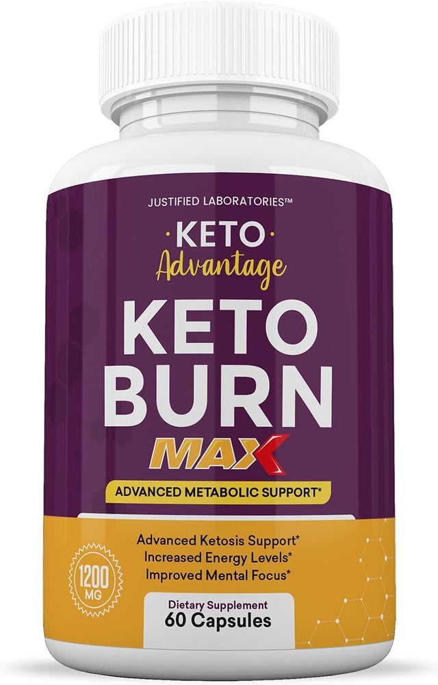 (2 Pack) Keto Advantage Keto Burn Max 1200MG Keto Pills Includes Apple Cider Vinegar Gobhb Exogenous Ketones Advanced Ketogenic Supplement Ketosis Support for Men Women 120 Capsules