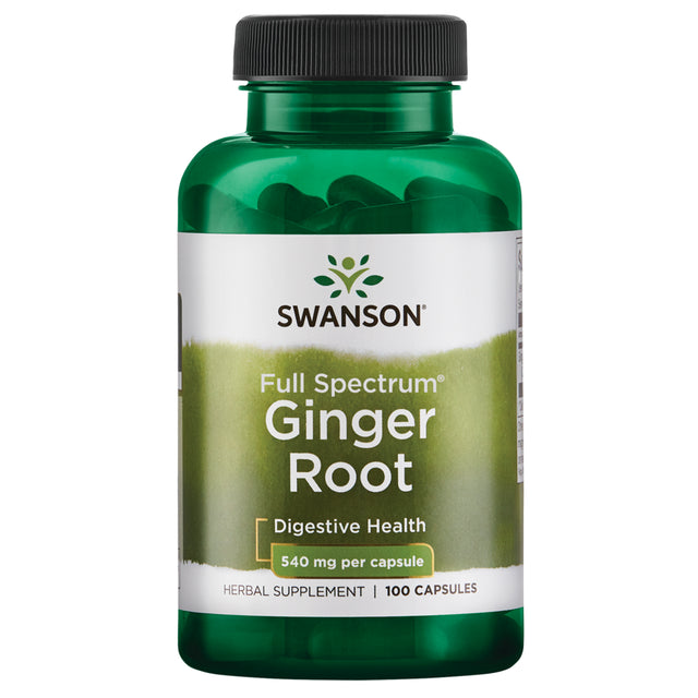 Swanson Ginger Root 540 Mg 100 Capsules