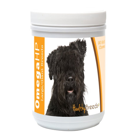 Healthy Breeds Bouvier Des Flandres Omega HP Fatty Acid Skin and Coat Support Soft Chews