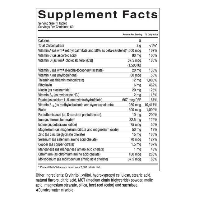 Celebrate Vitamins Multi-Complete 45 Bariatric Multivitamin with Iron Chewables, 45 Mg of Iron, Watermelon, 180 Count