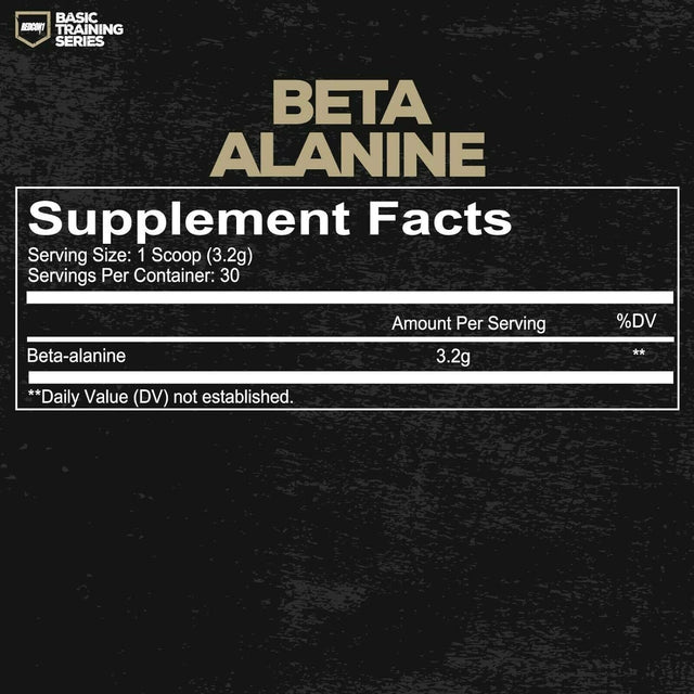 REDCON1 Beta Alanine Preworkout - Keto Friendly Pre Workout Supplement with Beta Alanine - Stimulant + Caffeine Free Pre Workout for Muscle Endurance (30 Servings)