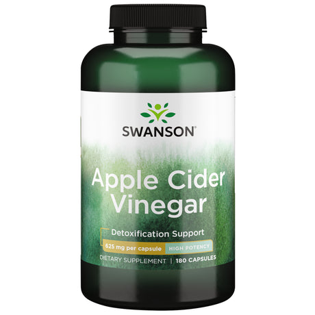 Swanson Herbal Supplements High Potency Apple Cider Vinegar 625 Mg Capsule 180Ct