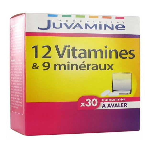 Juvamine 12 Vitamins & 9 Minerals 30 Tablets