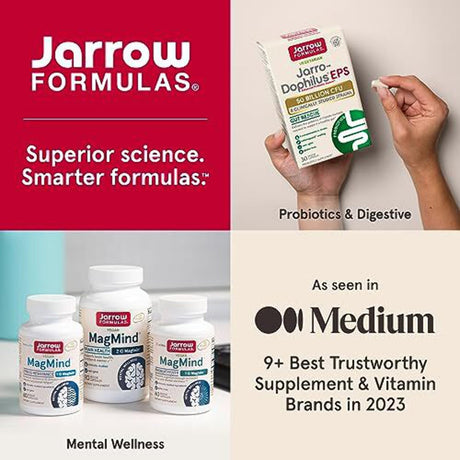 Jarrow Formulas 5-HTP, Brain and Memory Support, 100 Mg, 60 Caps