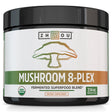 Zhou Mushroom 8-Plex | Boost Immune Support, Energy, Endurance & Overall Wellness | Lions Mane, Reishi Mushroom & Turkey Tail | 30 Servings, 2.14 Oz