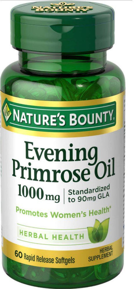 Nature'S Bounty Evening Primrose Oil 1000 Mg Softgels 60 Each