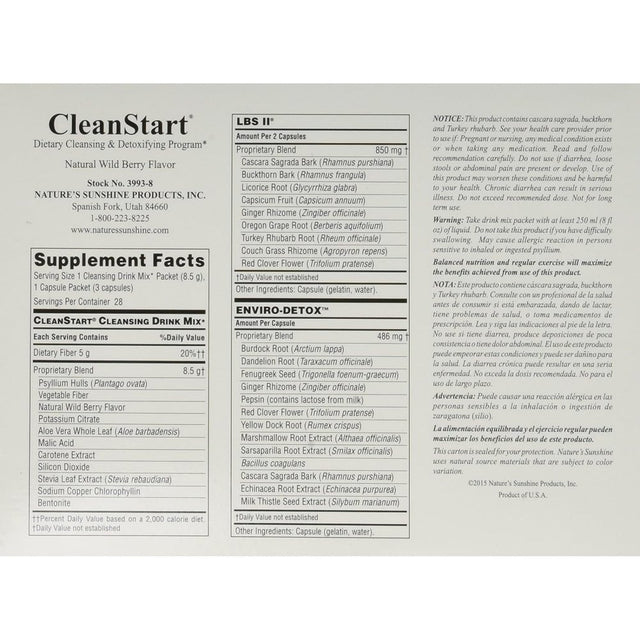 Hetayc Cleanstart , Wildberry, 56 Count