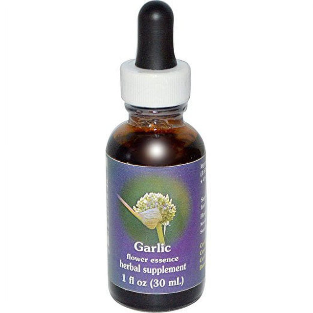 Garlic Herbal Supplement Dropper by Flower Essence - 1 Oz