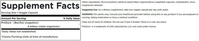 Swanson Bacillus Coagulans - Probiotic Supplement Supporting Digestive Health with 6 Billion CFU - Natural GI Health Support - (60 Veggie Capsules)