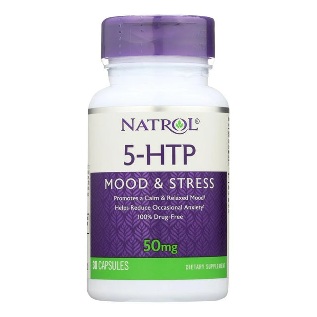 Natrol 5-HTP 50Mg Capsules, 30-Count Capsule 30 Count