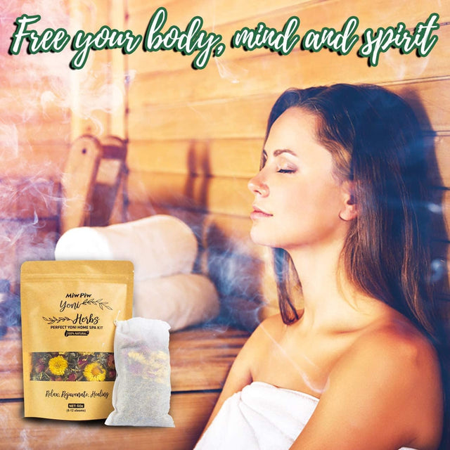 Yoni Herbs, 100% Organic Vaginal Steaming, Yoni Herbs Blend for Steaming, V Steam Soothe. Rejuvenate. Heal