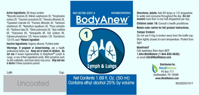 Medinatura Bodyanew Cleanse and Detox, 5 Organ Support, 150 Ml Oral Drops