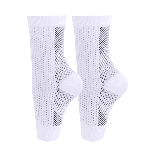 FNNMNNR Aosijia 3 Pairs Neuropathy Socks for Women and Men 3 Pairs Open Toe Soothe Compression Socks for Neuropathy Pain Ankle Brace Plantar Fasciitis Swelling Relief L/XL