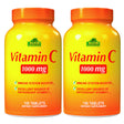 ALFA VITAMINS Vitamin C Supplement with 1000Mg - Powerful Antioxidant - Immune Booster - Protection from Common Cold - Promotes Healthy Skin - 100 Tablets Bottle - 2 Pack