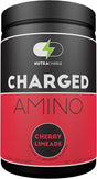 Charged Amino, Amino + Energy + Hydration, Caffeinated Amino Acids with Electrolytes, Pre Workout & Post Workout, 30 Servings (Cherry Limeade)