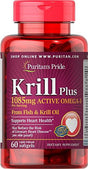 Puritan'S Pride Krill Oil plus High Omega-3 Concentrate 1085 Mg