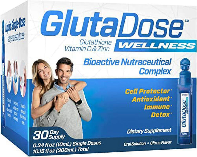 Glutadose Wellness, Citrus Flavor 30 Doses + Glutactive IG, Mix Berry 30Chewtabs