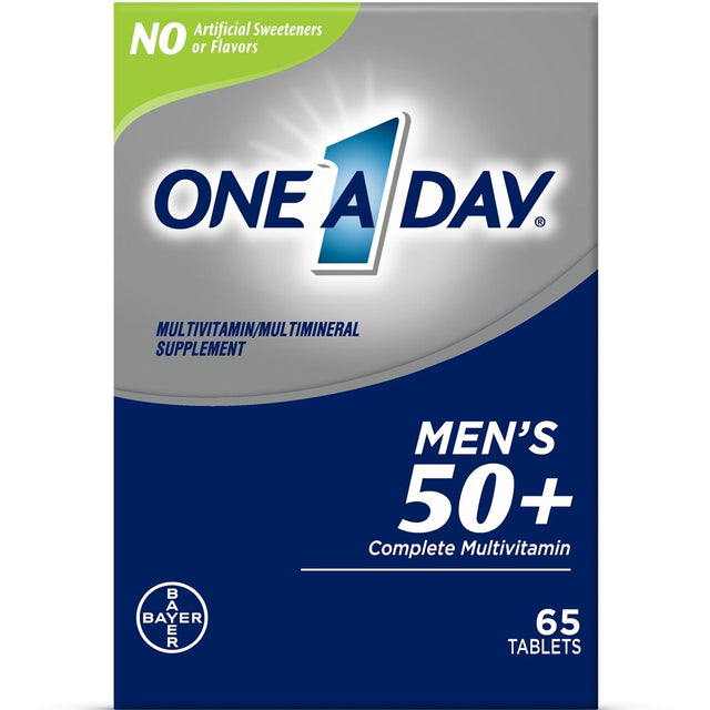 One a Day Men'S 50+ Multivitamin Tablets, Multivitamins for Men, 65 Ct