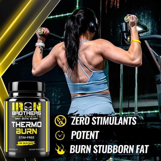 Stimulant Free Fat Burners for Women and Men – Weight Loss - Non Stim Thermogenic Fat Burner – Dietary Supplement – Metabolism Booster with Cayenne Pepper – 30 Day Supply - Keto Friendly