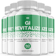 (5 Pack) Gi Revitalize - Dietary Supplement for Digestion and Healthy Gut - Pills for Immune System, Digestive Function, Healthy Stomach, Reduces Bloat - 300 Capsules