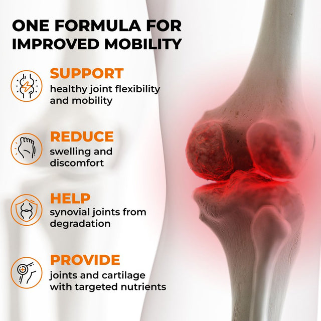 Joint Support NEM Eggshell Membrane with Boswellia Extract, Calcium & Turmeric by Purehealth Research