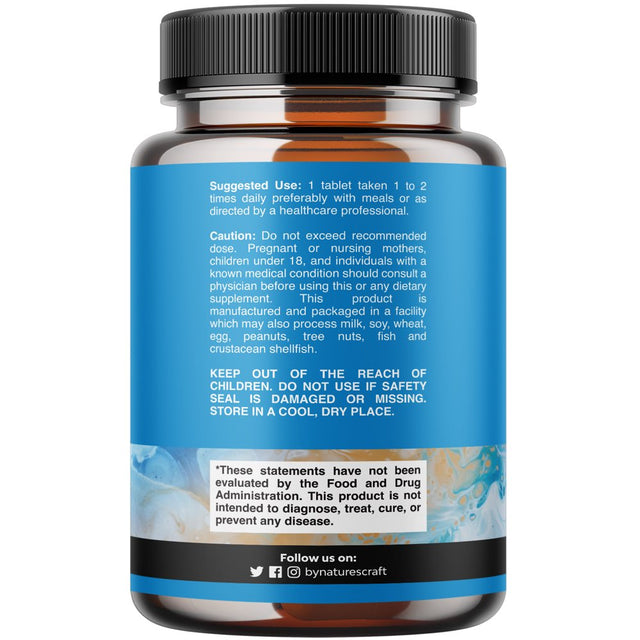 Natures Craft Plant Sterols Complex with Beta Sitosterol - 500Mg per Serving Beta-Sitosterol Sterols and Stanols Supplement for Heart Health and Prostate Support - 90 Tablets