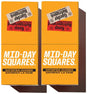 Mid-Day Squares High Protein Chocolate Bars, 1.16 Oz Each, 2 Pack, 24 Squares, Peanut Butter Flavour, 20 Day Supply | Made with Real Chocolate, 6G Plant Protein, 4G Fiber, Certified Vegan, Gluten Free