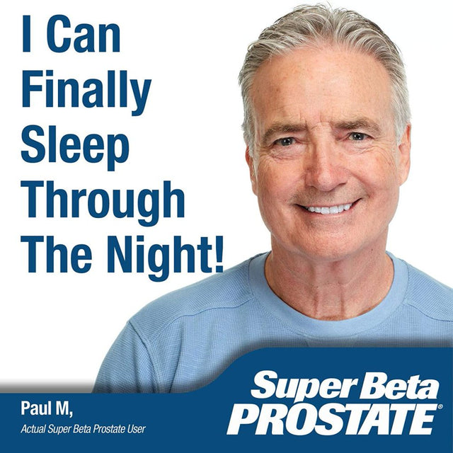 Super Beta Prostate – over 15 Million Bottles Sold – Urologist Recommended Prostate Supplement for Men - Reduce Bathroom Trips Night Promote Sleep & Bladder Emptying, Beta Sitosterol (60Ct, 1 Bottle)