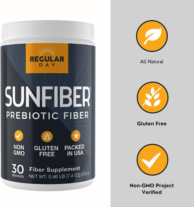 Prebiotic Fiber Supplement - Promotes Gentle Regularity and Feeds Good Gut Bacteria | Gluten Free, Vegan, Dairy Free, Non-Gmo, Keto, Tasteless | One Simple Ingredient | 30 Servings