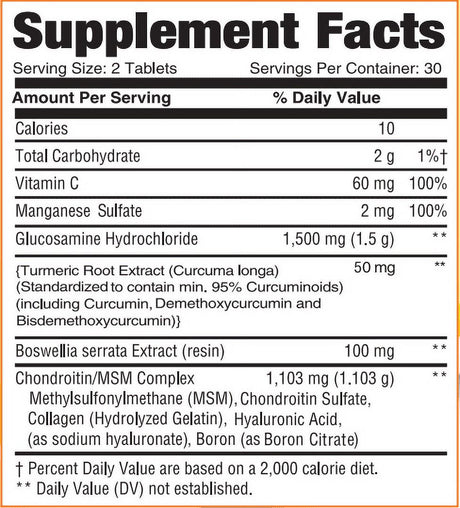 Greenfield Nutritions - Ultra Joint Formula - Halal Glucosamine, Chondroitin, MSM with Turmeric for Joint Support from Greenfield Nutritions