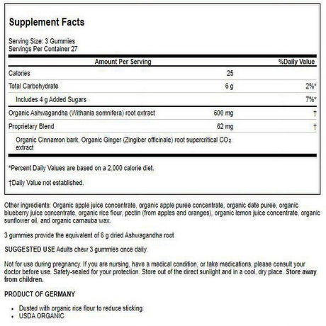 Gaia Herbs Ashwagandha Gummies 81 Gummies