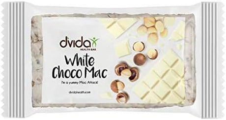 White Chocolate Energy Bars, Gluten Free, 1.0 Count